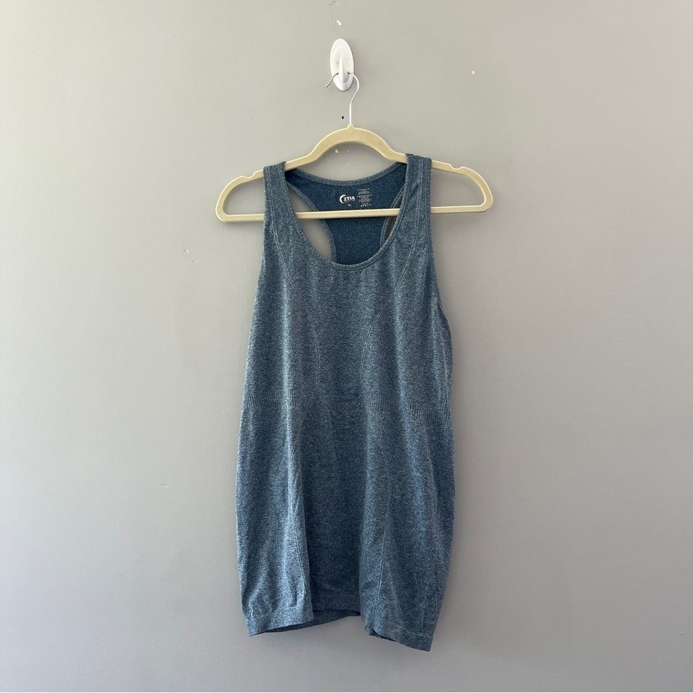 Zyia Active Blue Athletic Top Activewear Stretch Size XL